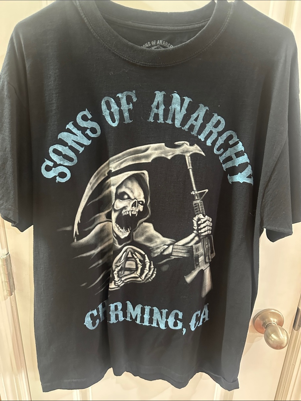 Sons of Anarchy Black Graphic Short Sleeve Tee
